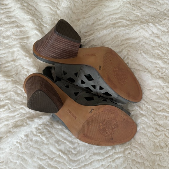 Vince Camuto Tan Cutout Heeled Sandals - Picture 5 of 6